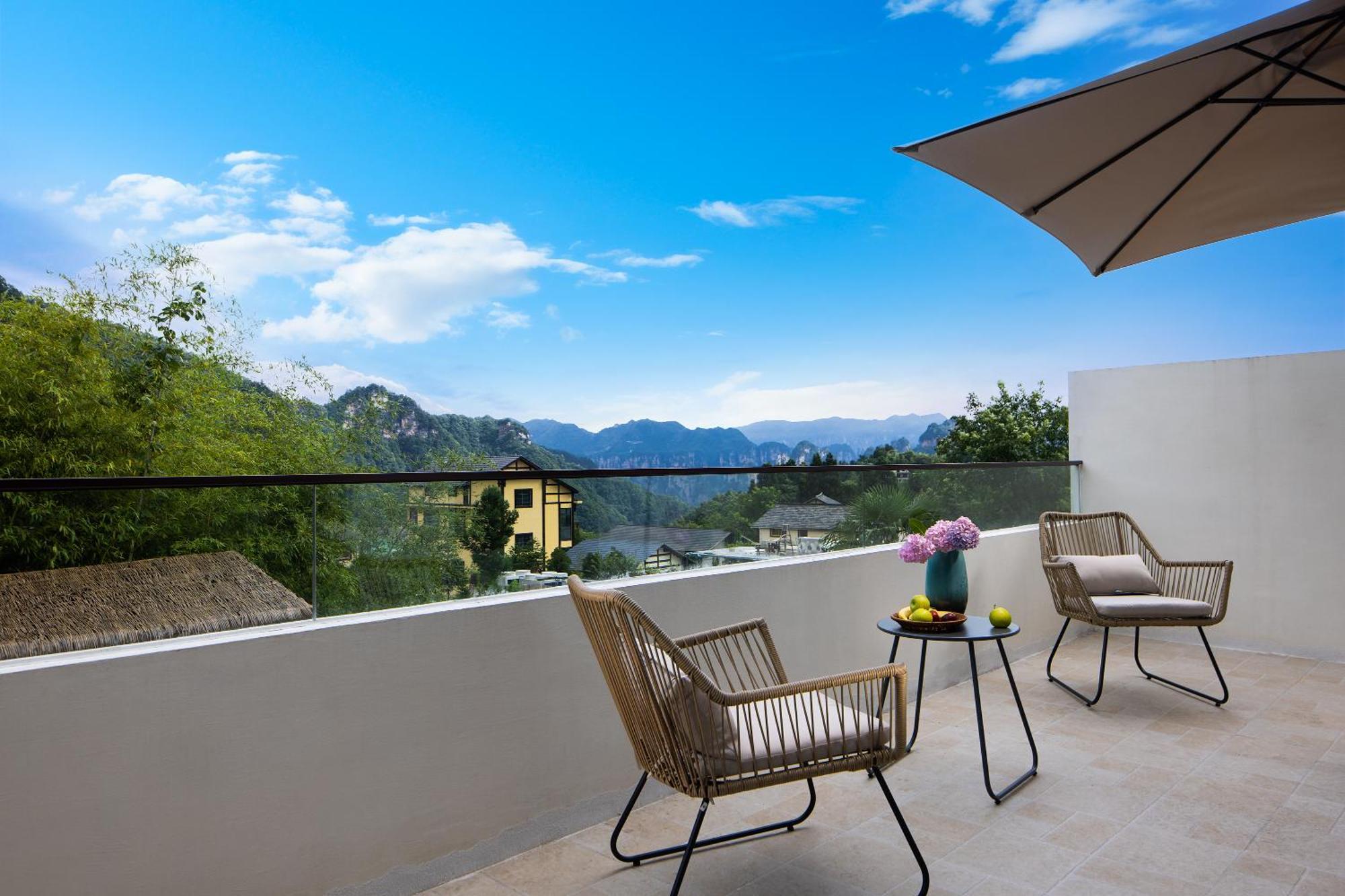 Hilltop House Resort จางเจียเจี้ย ภายนอก รูปภาพ