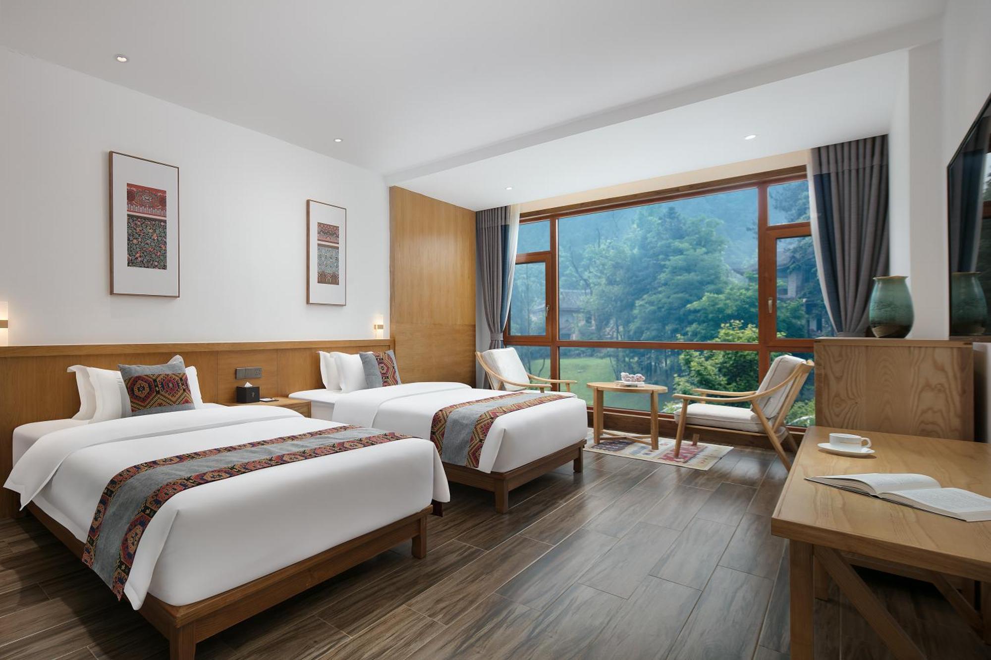 Hilltop House Resort จางเจียเจี้ย ภายนอก รูปภาพ